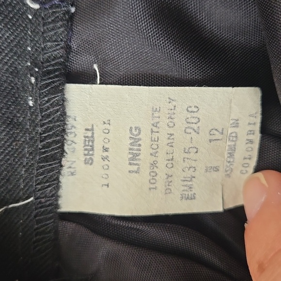 Vintage Washington Square 100% Wool A-Line Skirt - Picture 6 of 6